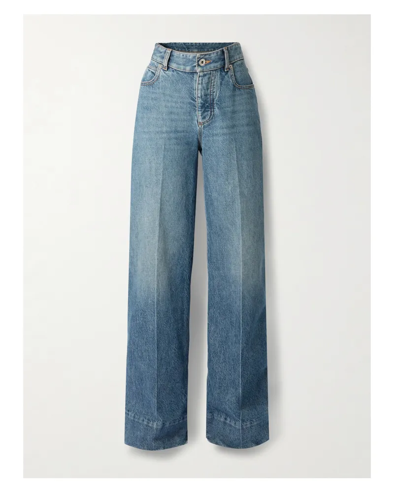 Bottega Veneta High-rise Straight-leg Jeans - Blue Blue