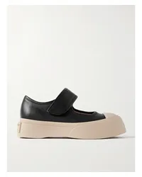 Marni Pablo Mary-jane-sneakers aus Leder Schwarz