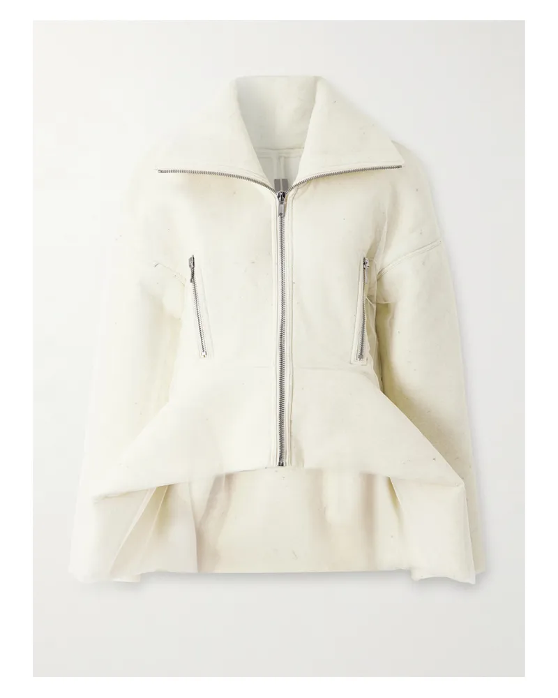 Rick Owens Jacke Aus Wolle - Wollweiß Wollweiß