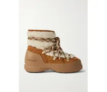 Luna Shearling Snow Boots - Brown