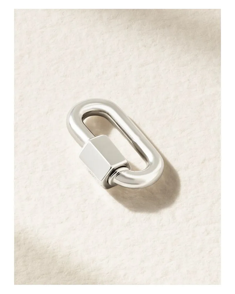 Marla Aaron Chubby Babylock Anhänger Aus 14 Karat Weißgold Gold