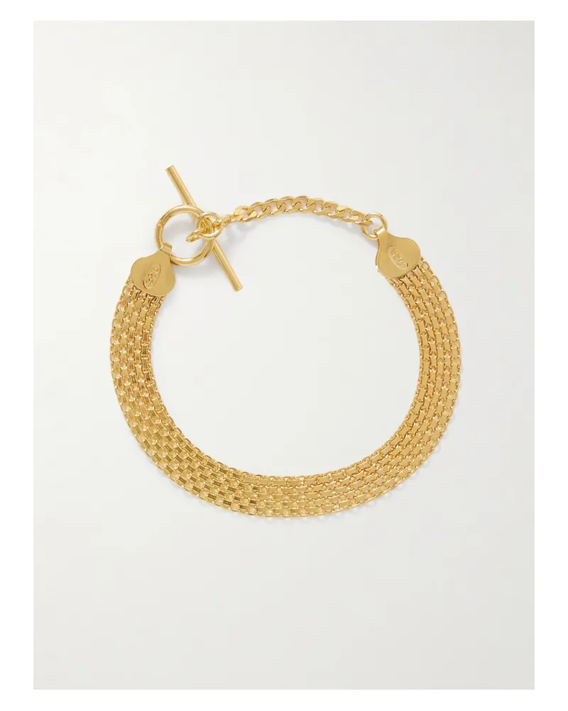 Loren Stewart Armband Aus Metall-mesh Aus Gold-vermeil Gold