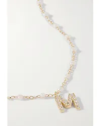 Gigi Clozeau Lucky Letter Kette aus 18 Karat Gold Neutral