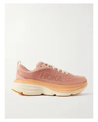 HOKA ONE ONE Bondi 8 Sneakers aus Mesh mit Gummibesätzen Pink