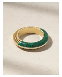 L’Atelier Nawbar Bombay Ray Ring aus 18 Karat Gold Grün