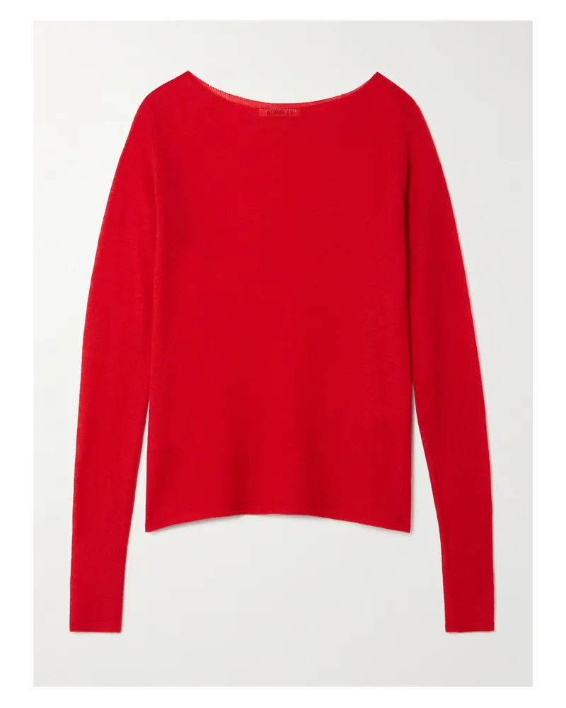 AURALEE Pullover Aus Kaschmir - Rot Rot