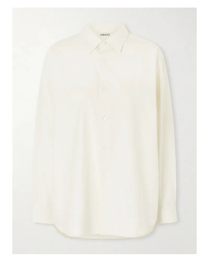 AURALEE Hemd Aus Finx-baumwoll-twill - Gelb Gelb