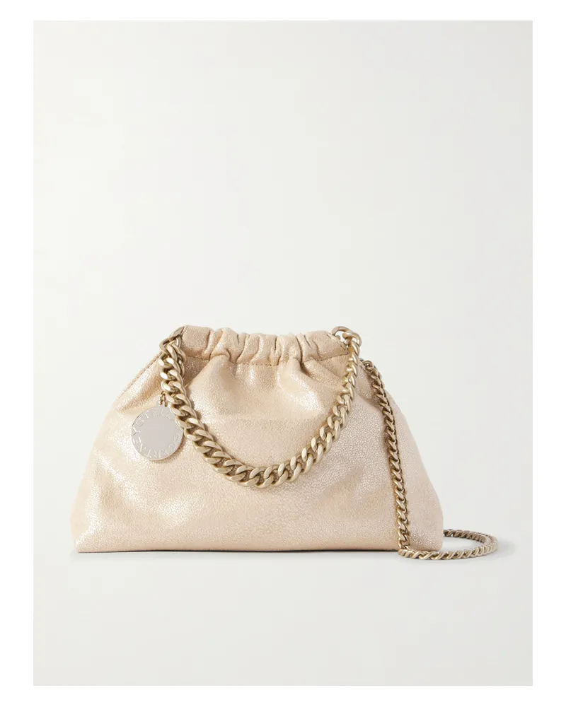 Stella McCartney Falabella Mini Vegan Shoulder Bag - Gold Gold