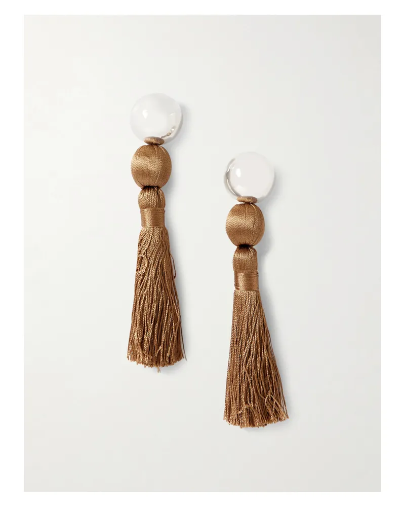 Sophie Buhai Venetian Ohrringe Aus Sterlingsilber Mit Troddeln - Metallic Metallic