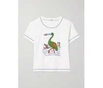 Heron T-shirt aus Baumwoll-jersey