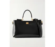 My Sicily Leather Shoulder Bag - Black