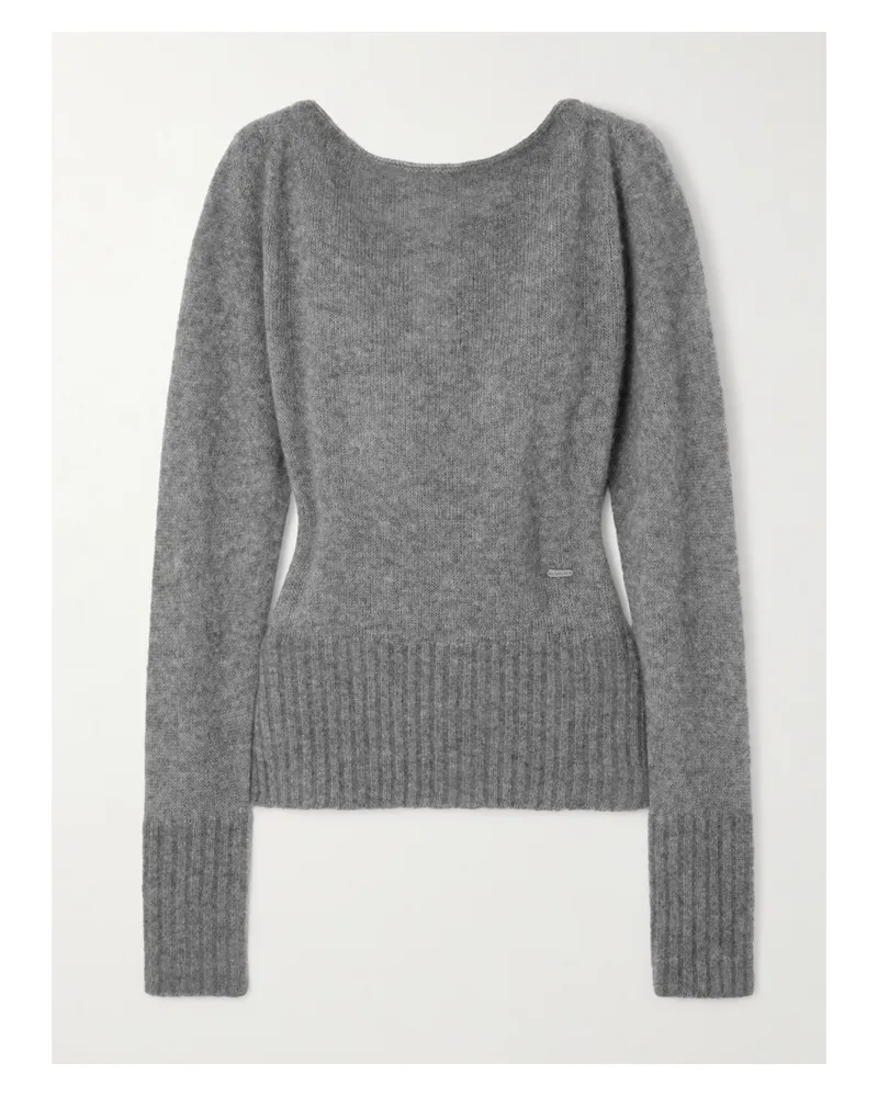 Tom Ford Pullover Aus Einer Kaschmir-seidenmischung - Grau Grau