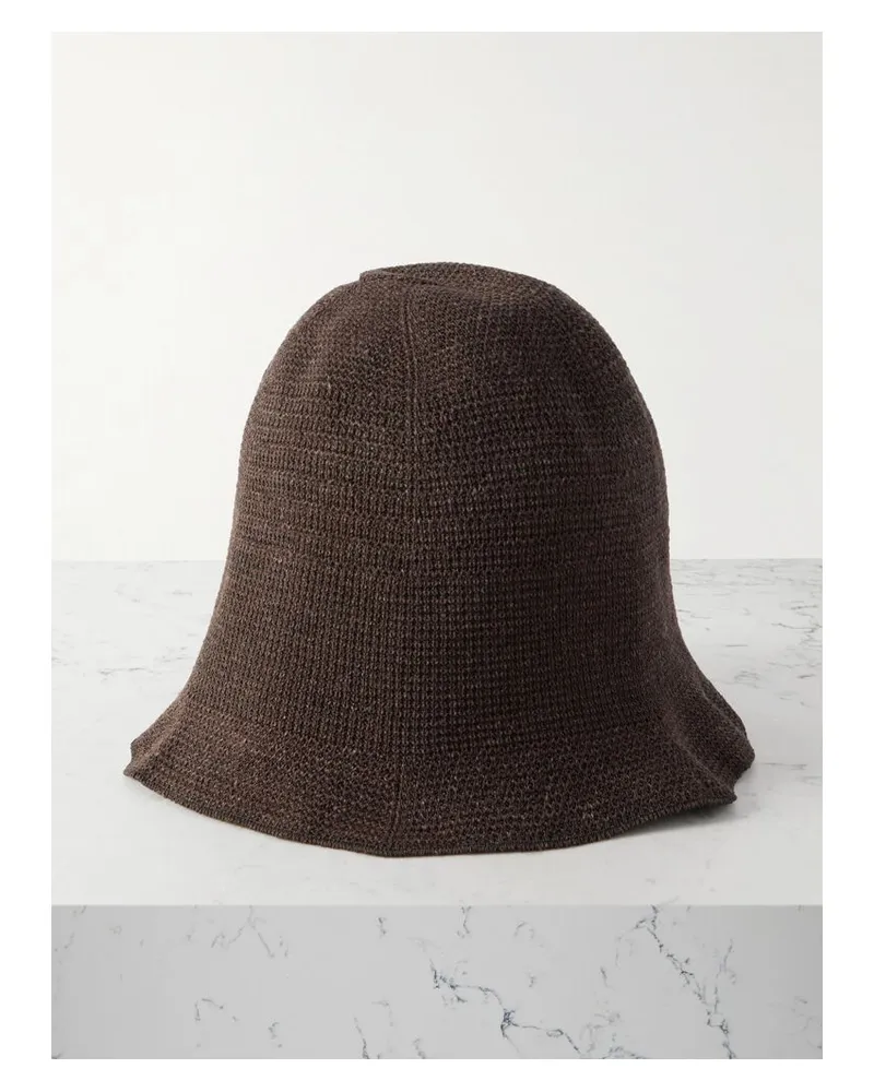 The Row Jashi Fischerhut Aus Einer Leinenmischung - Braun Braun