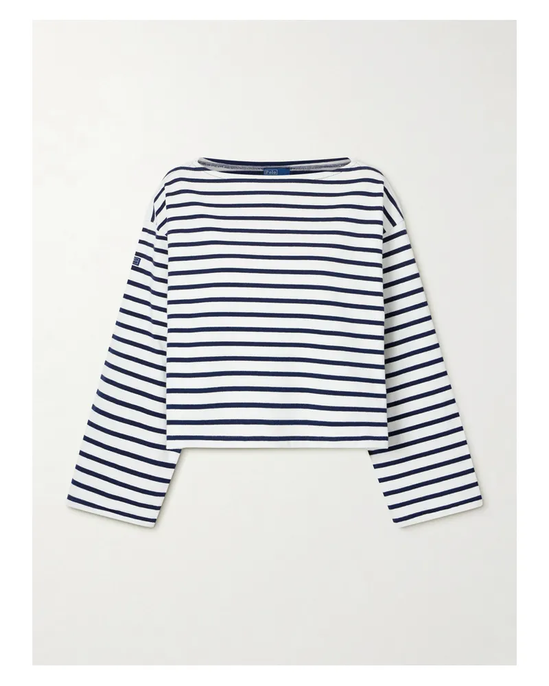 Ralph Lauren Striped Cotton T-shirt - Blue Blue