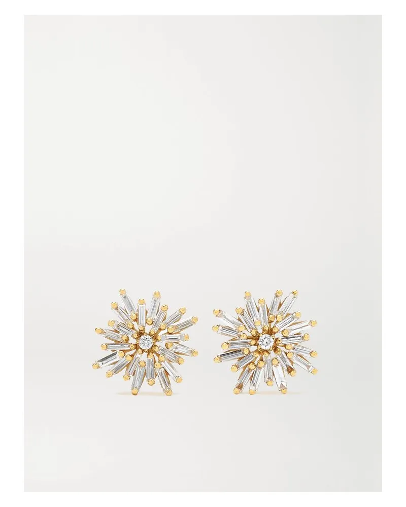 Suzanne Kalan Ohrstecker Aus 18 karat Gold Mit Diamanten Gold