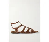 Paradise Sandalen Aus Veloursleder Mit Cut-outs - Braun