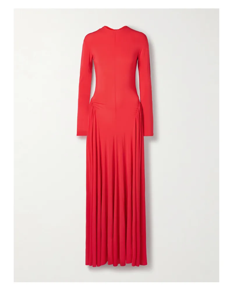 TOVE Orea Maxikleid Aus Stretch-jersey Mit Raffungen - Rot Rot