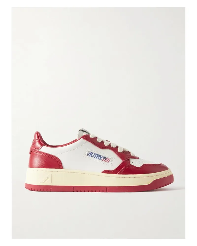 AUTRY Medalist Low Sneakers Aus Leder - Rot Rot