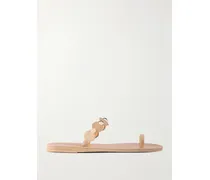 Dirki Studded Metallic Leather Sandals