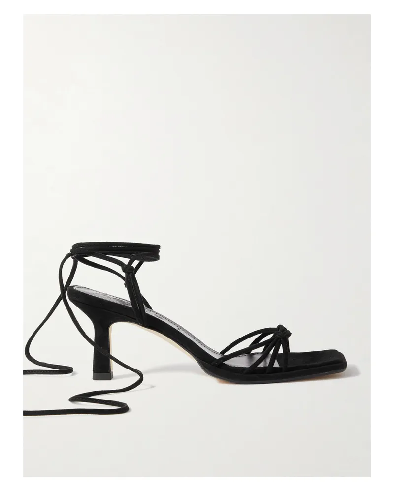 aeyde Roda Sandalen Aus Veloursleder - Schwarz Schwarz