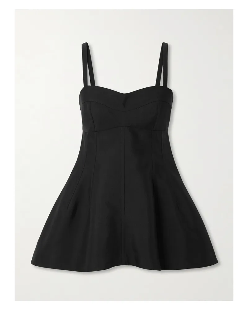Jil Sander Bustier Aus Popeline - Schwarz Schwarz
