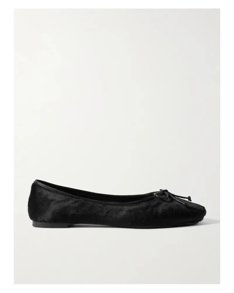KHAITE Charlotte Ballerinas Aus Kalbshaar - Schwarz Schwarz