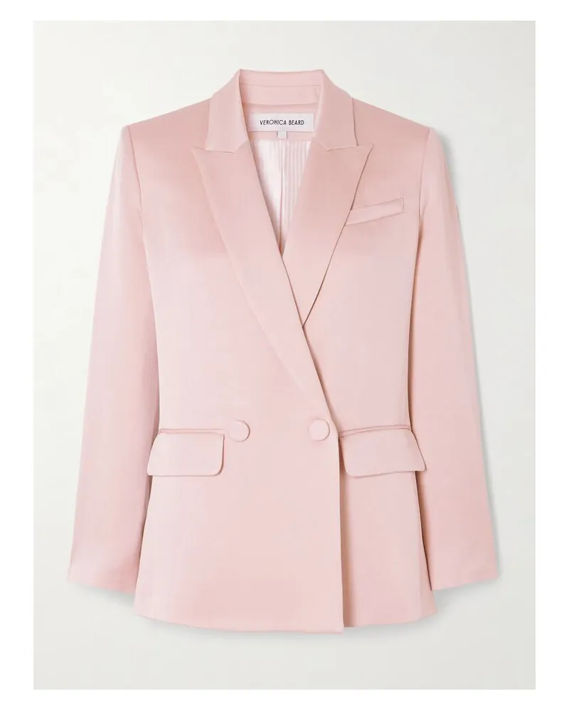 Veronica Beard Sevyn Dickey Doppelreihiger Blazer Aus Crêpe - Pink Pink