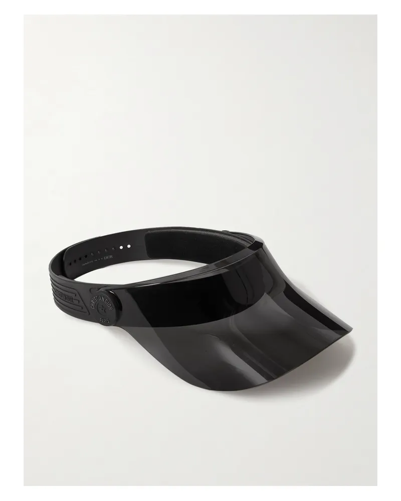 Dior Diorpacific V1u Perspex And Rubber Visor - Black Black