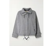 Bronwyn Jacke Aus Twill Mit Gingham-karo - Blau