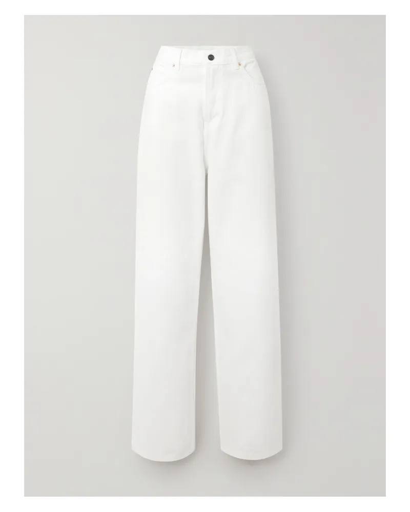 WARDROBE.NYC Tief Sitzende Boyfriend-jeans - Weiß Weiß