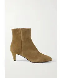 Isabel Marant Deone Ankle Boots aus Veloursleder Braun