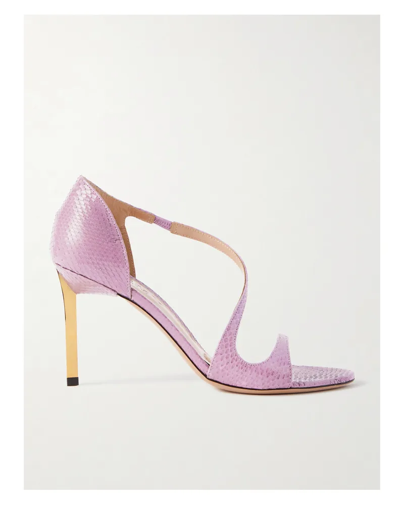 Tom Ford Snake Sandalen Aus Leder - Lila Lila