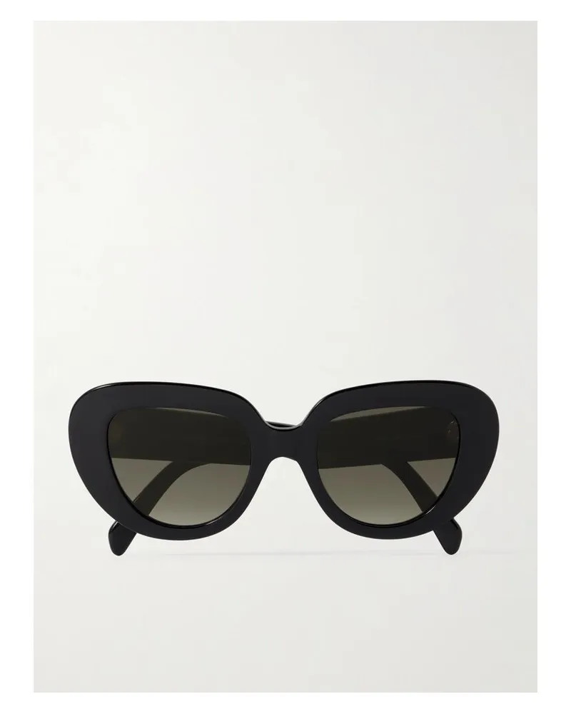 Celine Oversized-sonnenbrille Mit Butterfly-rahmen Aus Azetat - Schwarz Schwarz