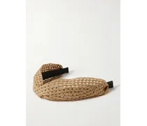Rosanna Haarreif Aus Webmaterial In Metallic-optik - Braun