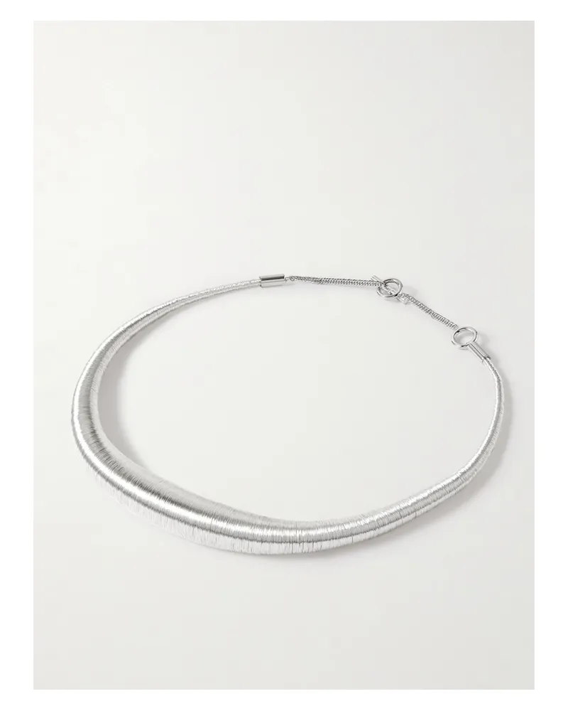 Jil Sander Silberfarbene Kette Silber