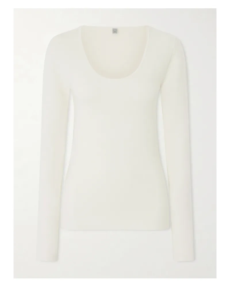 Totême Wool-blend Top - Neutrals Neutrals