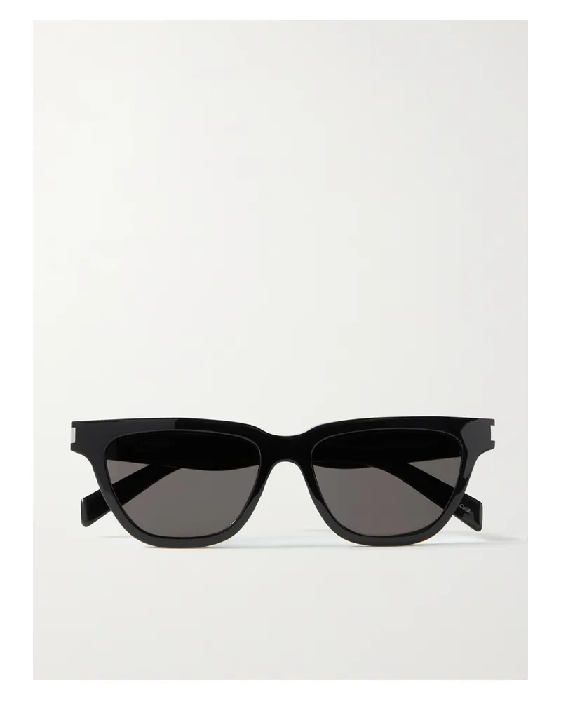 Saint Laurent Sulpice D-frame Acetate Sunglasses - Black Black