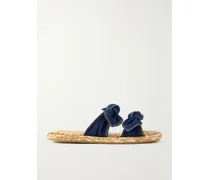 Carousel Denim Slides - Neutrals