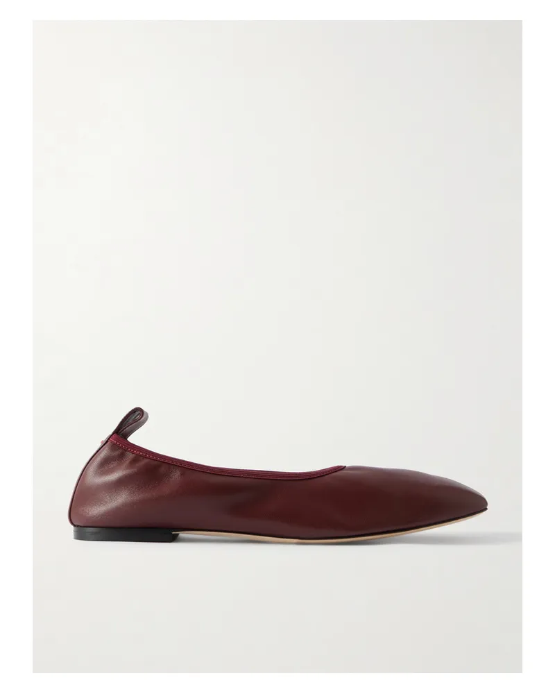 aeyde Nomi Ballerinas Aus Leder - Burgunder Burgunder