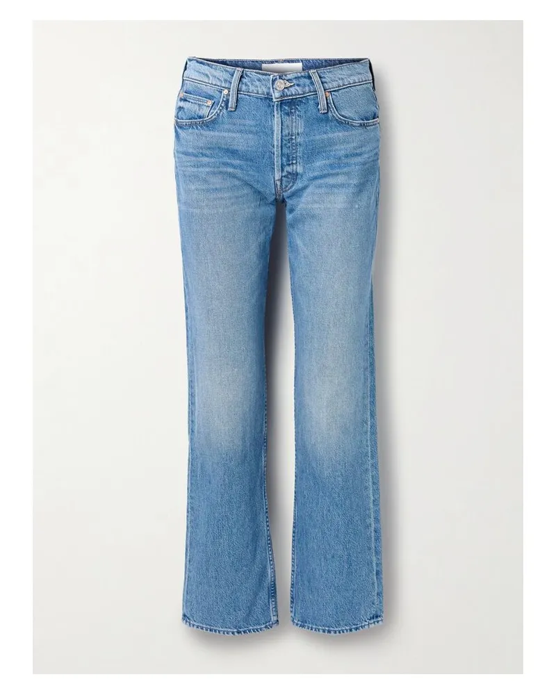 Mother The Smarty Halbhohe Jeans Mit Schmalem Bein - Blau Blau