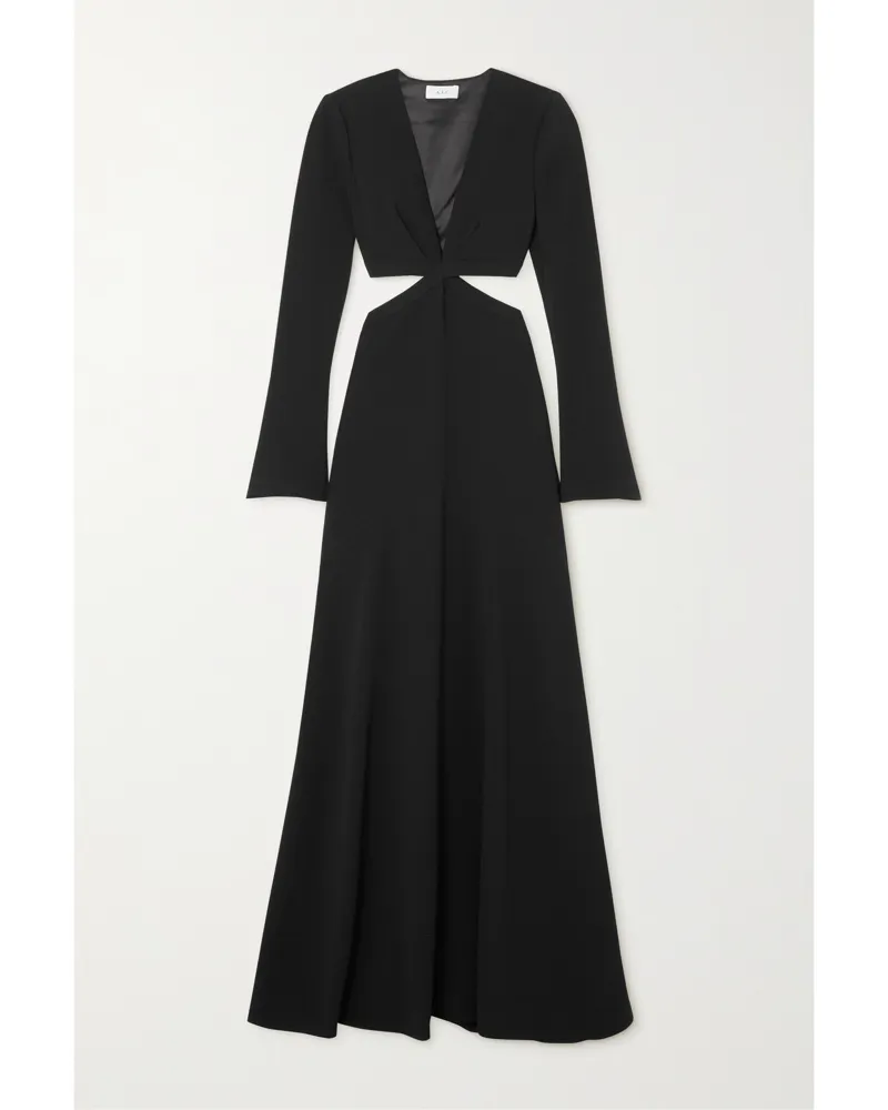 A.L.C. Issa Maxikleid Aus Cady Mit Cut-out - Schwarz Schwarz