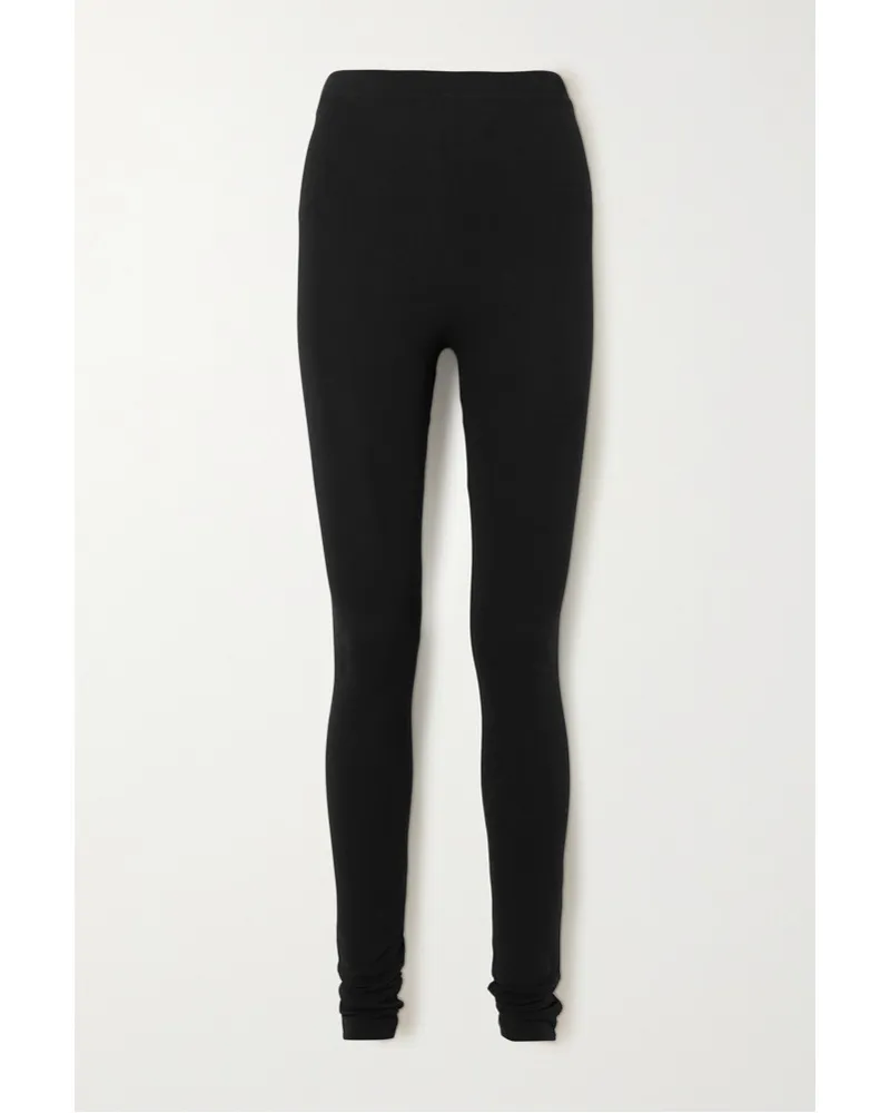 Totême Cork Leggings aus Stretch-jersey Schwarz