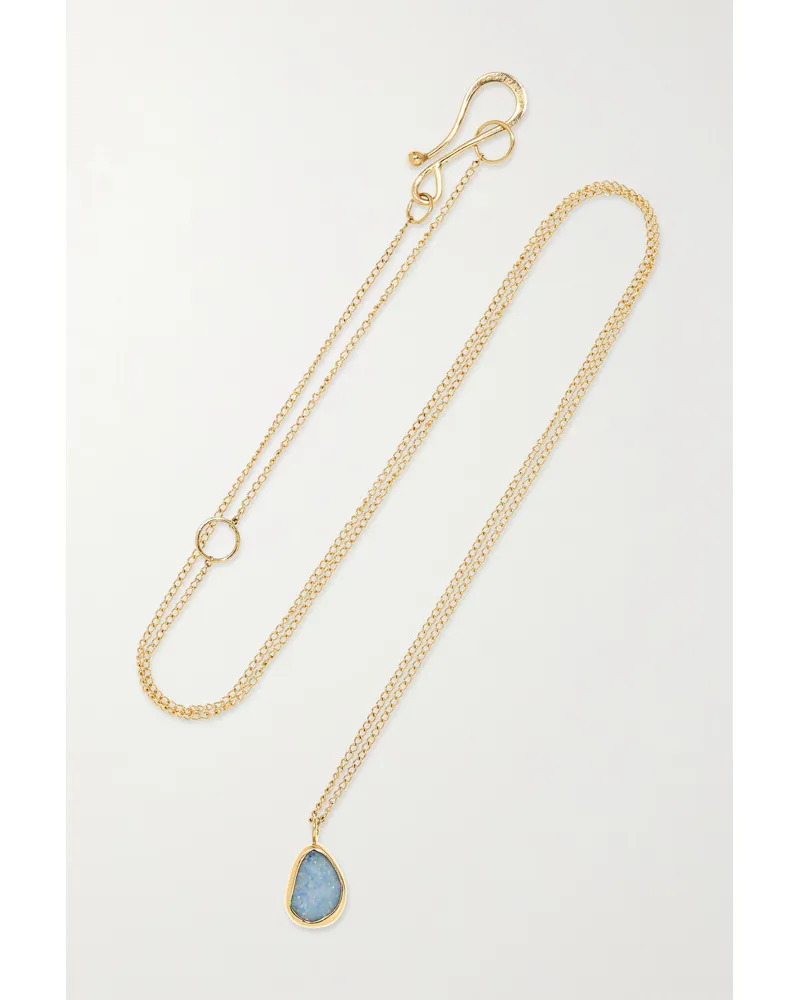 Melissa Joy Manning Kette aus 14 Karat  mit Opal Gold