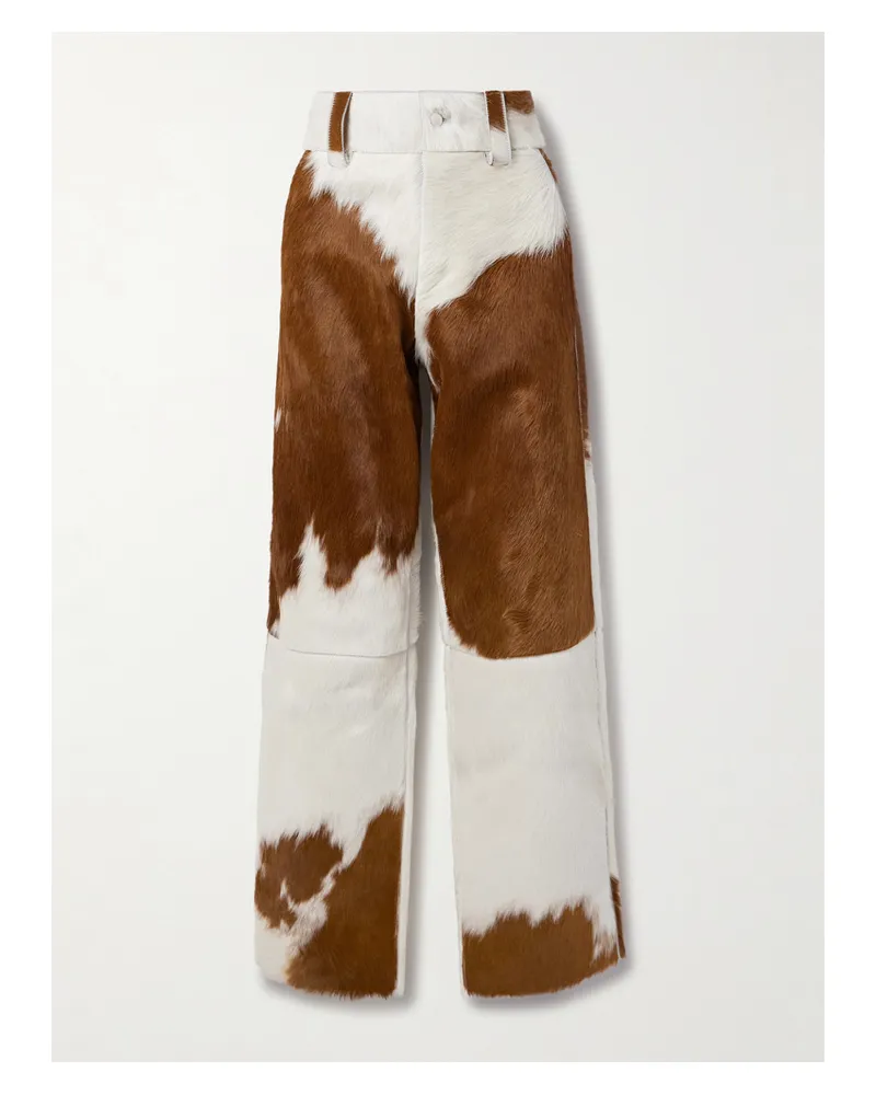 CORDOVA Highlands Hose Mit Weitem Bein Aus Kalbshaar - Braun Braun