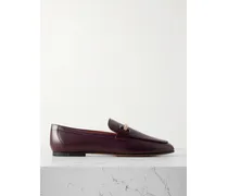 Loafers Aus Leder Mit Verzierung - Burgunder