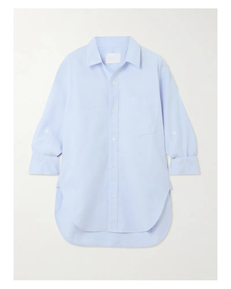 Citizens of humanity Kayla Hemd Aus Baumwoll-oxford - Blau Blau