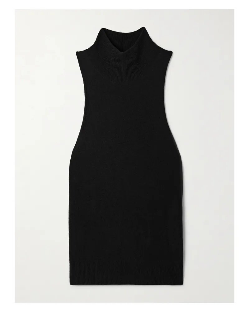 Nili Lotan Hansen Tanktop Aus Einer Merinowoll-kaschmirmischung Mit Stehkragen - Schwarz Schwarz