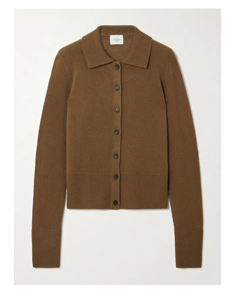 Le Kasha 1918 Fraga Organic Cashmere Cardigan - Brown Brown