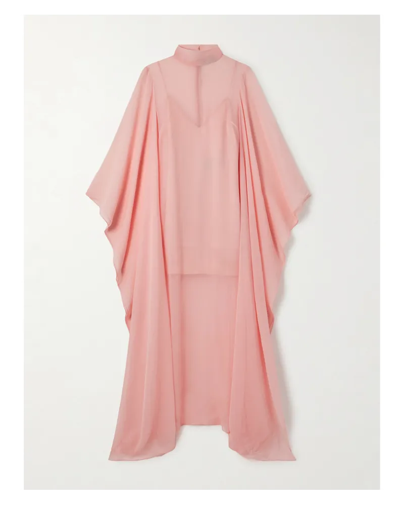 Taller Marmo Lanzarote Robe aus Seidenkrepon Pink