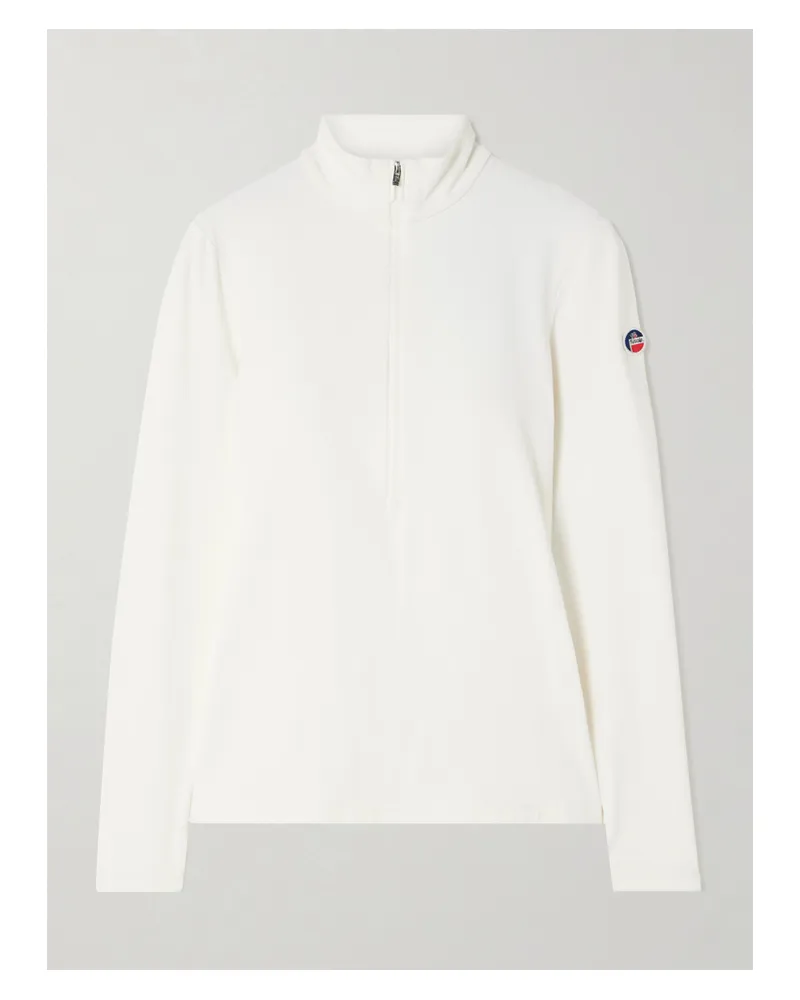 FUSALP Gemini V Skioberteil Aus Gebürstetem Stretch-material - Weiß Weiß